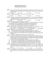 Đề thi môn Vật lý 12 ( MÃ 111) - TRƯỜNG THPT YÊN LẠC 2 pptx