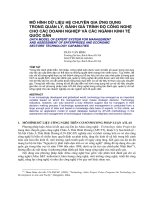 Báo cáo nghiên cứu khoa học: 