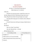 Giáo án lớp 4: TẬP LÀM VĂN TẢ LOÀI VẬT (QSTÝ) docx