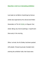 Describe a visit to an interesting exhibition ppt