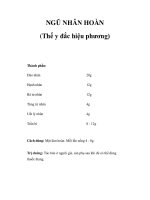 NGŨ NHÂN HOÀN (Thế y đắc hiệu phương) potx