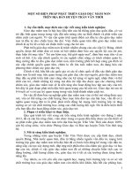 một số biện pháp phát triển giáo dục mầm non trên địa bàn huyện trần văn thời.