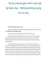 Vũ trụ dưới góc nhìn của vật lý hiện đại - Những tiếng vọng từ vũ trụ pdf