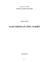Giáo trình - Lò công nghiệp - chương 1 pot