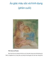 Ảo giác màu sắc và hình dạng (phần cuối) pps