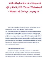 Vũ khí hạt nhân và những nhà vật lý thế kỷ 20: Victor Weisskopf - Mozart và Cơ học Lượng tử pot