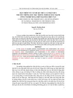 Báo cáo nghiên cứu khoa học: 