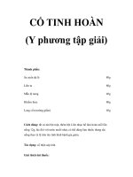 CỐ TINH HOÀN (Y phương tập giải) pdf