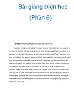 Bài giảng Điện học (Phần 6) doc