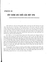 Kỹ thuật mạng riêng ảo (VPN) - Phần 2 Xây dựng các khối của một VPN - Chương 9 potx