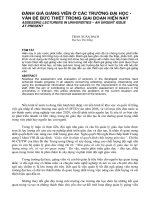 Báo cáo nghiên cứu khoa học: 