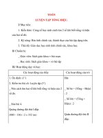 Giáo án lớp 4: TOÁN LUYỆN TẬP TỔNG HIỆU. pdf