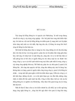 Giáo trình hướng dẫn cách quản lý marketing chặt chẽ và chính xác phần 5 pot