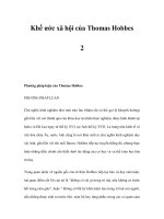 Khế ước xã hội của Thomas Hobbes 2 ppt