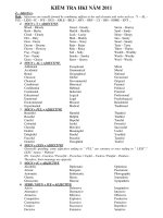 KIỂM TRA HKI NĂM 2011 docx