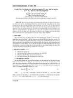 Báo cáo nghiên cứu khoa học: 