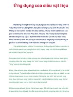 Ứng dụng của siêu vật liệu ppsx