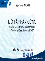 Kiến thức tập huấn về MSAN