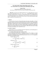 Báo cáo nghiên cứu khoa học: 