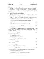 QUY HOẠCH RỜI RẠC - CHƯƠNG 3 pps