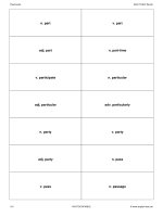 3420 Toeic Flashcards Front side Part 9 ppt