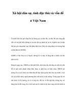 Xã hội dân sự, tính đặc thù và vấn đề ở Việt Nam pdf