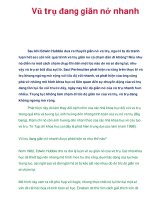 Vũ trụ đang giãn nở nhanh docx