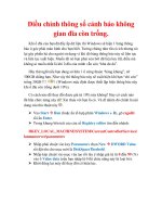 Thủ thuật Windows XP: Điều chỉnh thông số cảnh báo không gian đĩa còn trống pdf