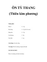 ÔN TỲ THANG (Thiên kim phương) doc