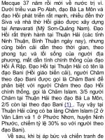 TÌM HIỂU CỘNG ĐỒNG NGƯỜI CHĂM TẠI VIỆT NAM - Tác giả: Nguyễn Văn Huy Phần 2 ppsx