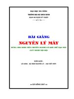 bài giảng nguyên lý máy 2007 phần 1 docx