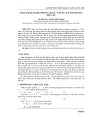 Báo cáo nghiên cứu khoa học: 