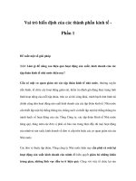 Vai trò hiến định của các thành phần kinh tế - Phần 1 pptx