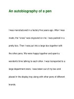 An autobiography of a pen doc