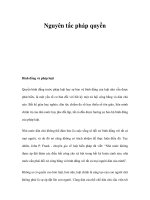 Nguyên tắc pháp quyền pptx