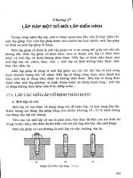Giáo trình công nghệ chế tạo máy - Phần 3 Công nghệ lắp ráp - Chương 17 pptx