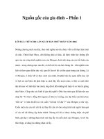 Nguồn gốc của gia đình – Phần 1 pps