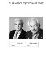 GIẢI NOBEL VẬT LÝ NĂM 2007 docx