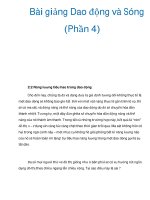 Bài giảng Dao động và Sóng (Phần 4) ppt