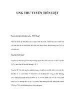 UNG THƯ TUYẾN TIỀN LIỆT doc