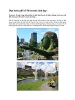 Dạo bước phố cổ Montreal xinh đẹp pot