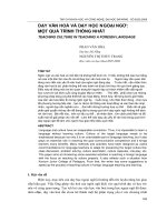 Báo cáo nghiên cứu khoa học: 