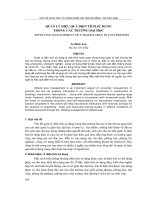 Báo cáo nghiên cứu khoa học: 