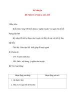 Giáo án lớp 4: Kể chuyện DẾ NHO VÀ NGỰA GIÀ MÙI pps