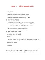 Giáo án lớp 1 môn Thủ Công: Bài dạy :Cắt dán hình vuông ( tiết 1 ) ppsx