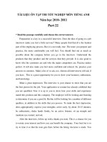 TÀI LIỆU ÔN TẬP THI TỐT NGHIỆP MÔN TIẾNG ANH Năm học 2010- 2011 Part 22 pptx