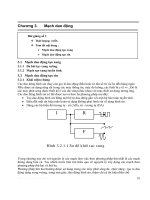 Kỹ thuật mạch tương tự - Chương 3 ppsx