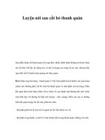 Luyện nói sau cắt bỏ thanh quản ppt