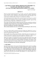 Báo cáo nghiên cứu khoa học: 