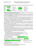 ĐỀ THI ĐẠI HỌC MÔN TIẾNG ANH BÁO TUỔI TRẺ ppt